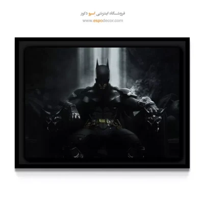 تابلو شخصیت بتمن - شوالیه آرکهام – تابلو کمیک استریپ - اسپو دکور