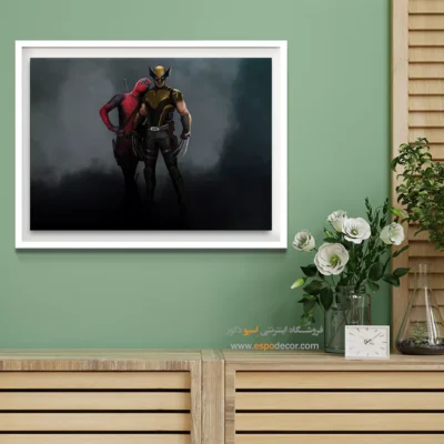 تابلو جدید ددپول - ددپول و ولورین – تابلو کمیک استریپ - اسپو دکور