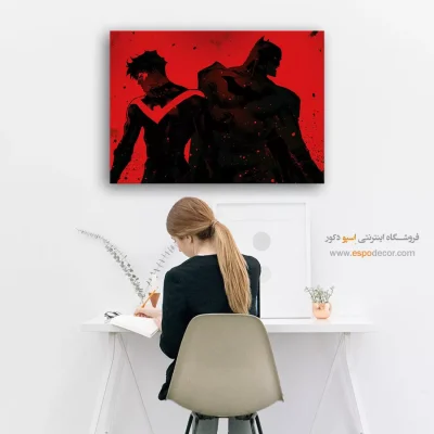 تابلو دیواری جذاب برای نوجوان - نایت وینگ – تابلو کمیک استریپ - اسپو دکور