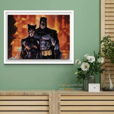 تابلو کمیک زن گربهای - زن گربهای – تابلو کمیک استریپ - اسپو دکور
