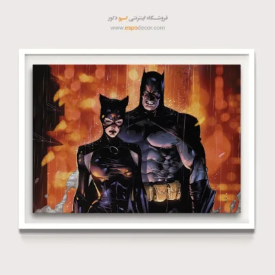 تابلو کمیک زن گربه‌ای - زن گربه‌ای – تابلو کمیک استریپ - اسپو دکور