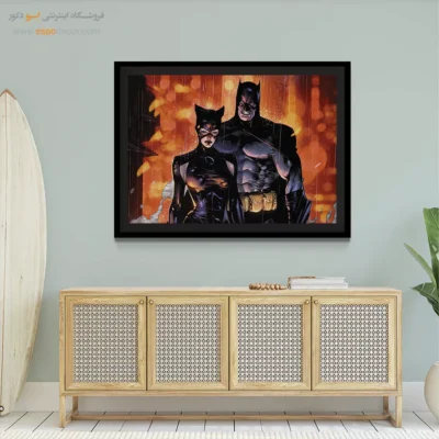 تابلو کمیک زن گربهای - زن گربهای – تابلو کمیک استریپ - اسپو دکور