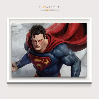 تابلو فانتزی با تصاویر کمیک - تصویر قهرمان – تابلو کمیک استریپ - اسپو دکور
