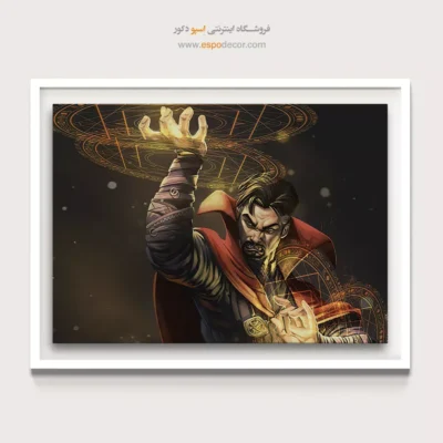 تابلو دیواری مناسب اتاق نوجوانان - دکتر استرنج – تابلو کمیک استریپ - اسپو دکور