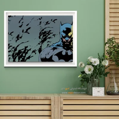تابلو دیواری سینمایی - بتمن شوالیه سیاه – تابلو کمیک استریپ - اسپو دکور