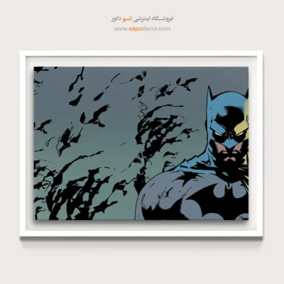 تابلو دیواری سینمایی - بتمن شوالیه سیاه – تابلو کمیک استریپ - اسپو دکور