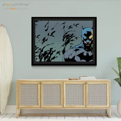 تابلو دیواری سینمایی - بتمن شوالیه سیاه – تابلو کمیک استریپ - اسپو دکور