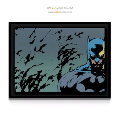 تابلو دیواری سینمایی - بتمن شوالیه سیاه – تابلو کمیک استریپ - اسپو دکور