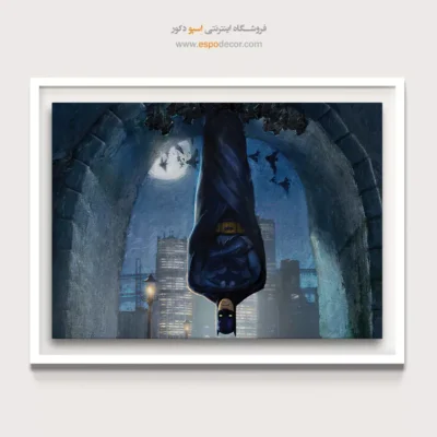 تابلو با تصاویر داستانی بتمن - شهر تاریک – تابلو کمیک استریپ - اسپو دکور