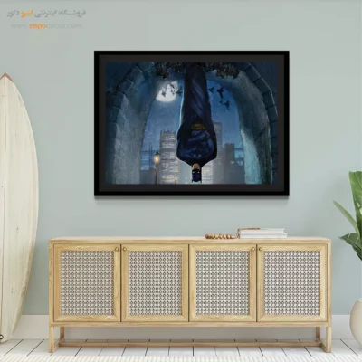 تابلو با تصاویر داستانی بتمن - شهر تاریک – تابلو کمیک استریپ - اسپو دکور