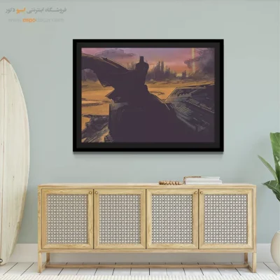 تابلو کمیک استریپ رنگی - گاتهام – تابلو کمیک استریپ - اسپو دکور