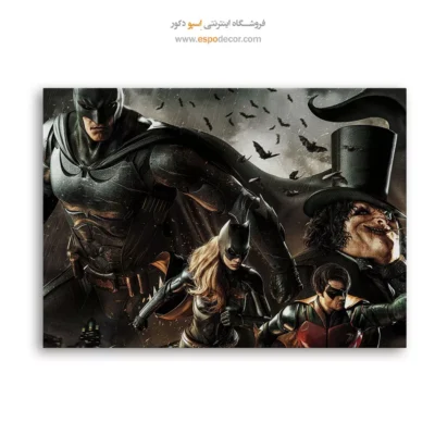 تابلو با تصاویر قهرمانان - قهرمانان آسمانی – تابلو کمیک استریپ - اسپو دکور