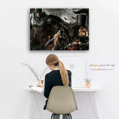 تابلو با تصاویر قهرمانان - قهرمانان آسمانی – تابلو کمیک استریپ - اسپو دکور