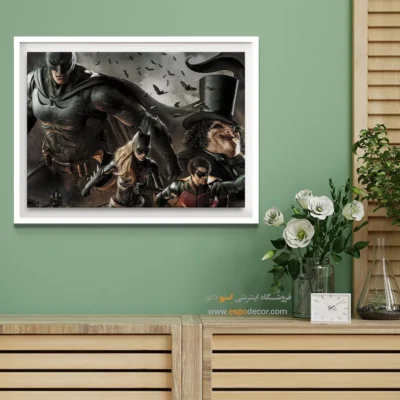 تابلو با تصاویر قهرمانان - قهرمانان آسمانی – تابلو کمیک استریپ - اسپو دکور