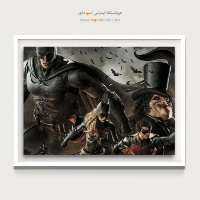 تابلو با تصاویر قهرمانان - قهرمانان آسمانی – تابلو کمیک استریپ - اسپو دکور