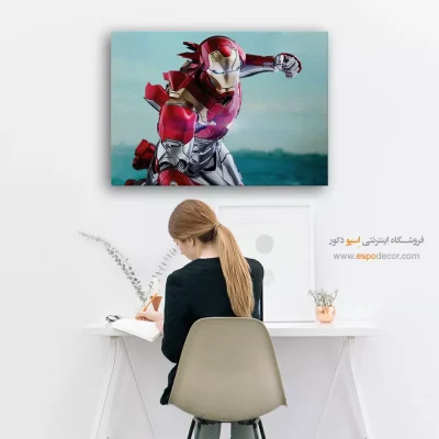 خرید تابلو مرد آهنی - مرد آهنی – تابلو کمیک استریپ - اسپو دکور