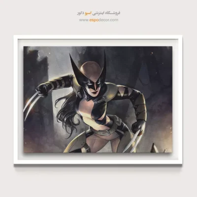 تابلو با طراحی شخصیت کمیک - شورشیان – تابلو کمیک استریپ - اسپو دکور