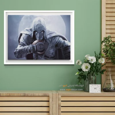 تابلو شخصیت‌های کمیک شوالیه ماه - شوالیه – تابلو کمیک استریپ - اسپو دکور