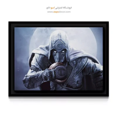 تابلو شخصیت‌های کمیک شوالیه ماه - شوالیه – تابلو کمیک استریپ - اسپو دکور