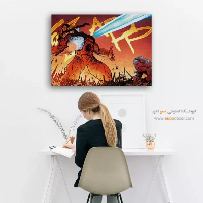 تابلو ابرقهرمان داستانی