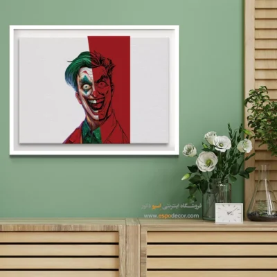 خرید تابلو گرافیکی کمیک - جوکر – تابلو کمیک استریپ - اسپو دکور