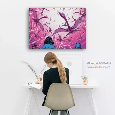 خرید تابلو با طرح کمیک