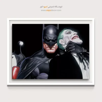تابلو گرافیکی مدرن کمیک استریپ - جوکر و بتمن – تابلو کمیک استریپ - اسپو دکور
