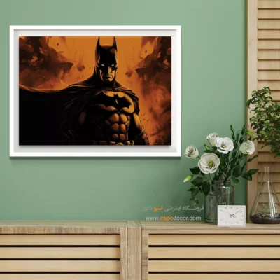 خرید تابلو شخصیت‌های کمیک - بتمن در خیال – تابلو کمیک استریپ - اسپو دکور