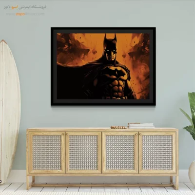 خرید تابلو شخصیت‌های کمیک - بتمن در خیال – تابلو کمیک استریپ - اسپو دکور