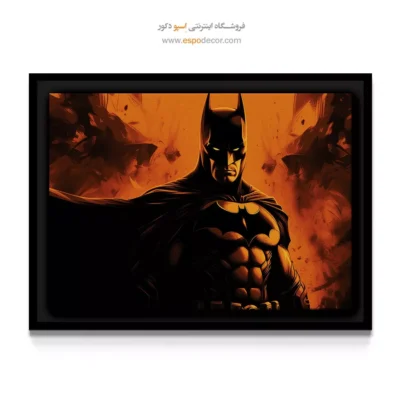 خرید تابلو شخصیت‌های کمیک - بتمن در خیال – تابلو کمیک استریپ - اسپو دکور
