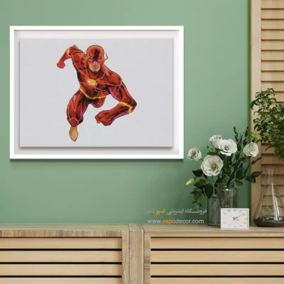 تابلو دیواری خفن برای گیم روم - فلش – تابلو کمیک استریپ - اسپو دکور