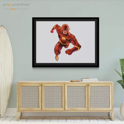 تابلو دیواری خفن برای گیم روم - فلش – تابلو کمیک استریپ - اسپو دکور