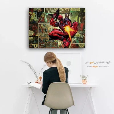 تابلو با تصاویر کمیک بوک