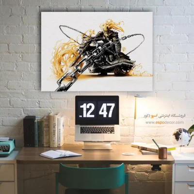 تابلو گرافیکی کمیک بوک - روح انتقام – تابلو کمیک استریپ - اسپو دکور