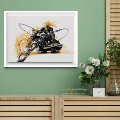 تابلو گرافیکی کمیک بوک - روح انتقام – تابلو کمیک استریپ - اسپو دکور