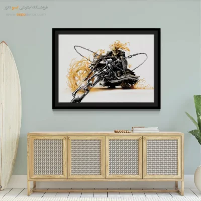 تابلو گرافیکی کمیک بوک - روح انتقام – تابلو کمیک استریپ - اسپو دکور