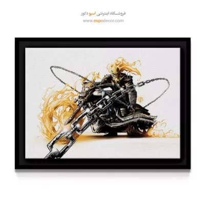 تابلو گرافیکی کمیک بوک - روح انتقام – تابلو کمیک استریپ - اسپو دکور