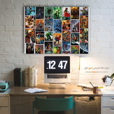 تابلو دیواری با تصاویر کمیک
