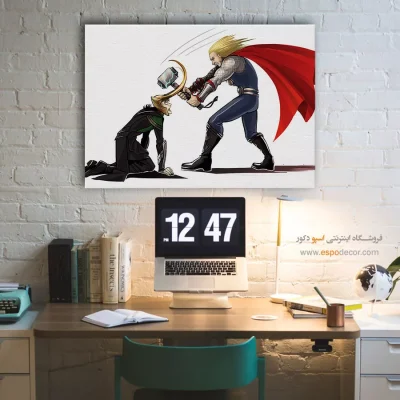 تابلو با طرحهای کمیک مارول