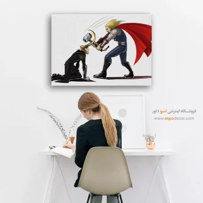 تابلو با طرحهای کمیک مارول