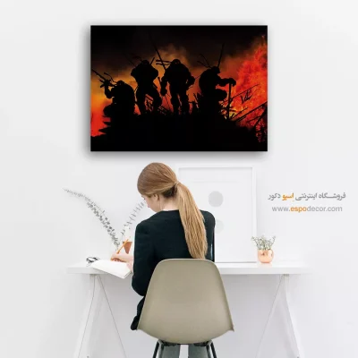 تابلو گرافیکی لاکپشت های نینجا