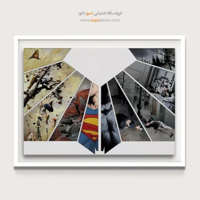 تابلو دیواری شیک برای گیم روم - طلوع عدالت – تابلو کمیک استریپ - اسپو دکور