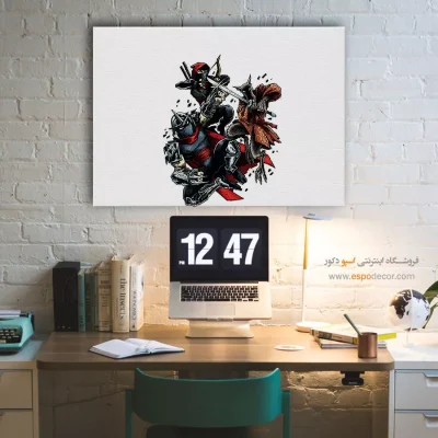 تابلو با طرحهای قهرمانی کمیک