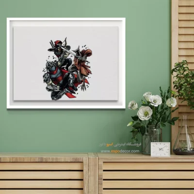 تابلو با طرح‌های قهرمانی کمیک - اسپلینتر – تابلو کمیک استریپ - اسپو دکور