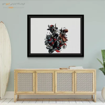 تابلو با طرح‌های قهرمانی کمیک - اسپلینتر – تابلو کمیک استریپ - اسپو دکور