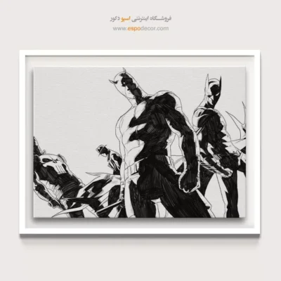 تابلو داستان مصور رنگی - خیال‌انگیز – تابلو کمیک استریپ - اسپو دکور