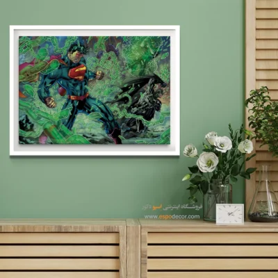 تابلو با تصاویر قهرمانان کمیک - افسانه‌های کهکشان – تابلو کمیک استریپ - اسپو دکور