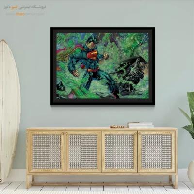تابلو با تصاویر قهرمانان کمیک - افسانه‌های کهکشان – تابلو کمیک استریپ - اسپو دکور