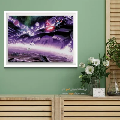 خرید تابلو با طرح‌های داستانی - گالاکتوس – تابلو کمیک استریپ - اسپو دکور