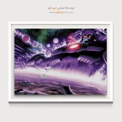 خرید تابلو با طرح‌های داستانی - گالاکتوس – تابلو کمیک استریپ - اسپو دکور